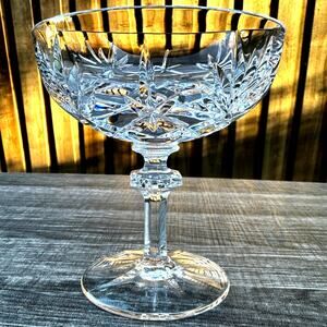 Gorham Crystal Retired 'Crown Point' Lead Crystal Sherbet/Champagne-Excellent